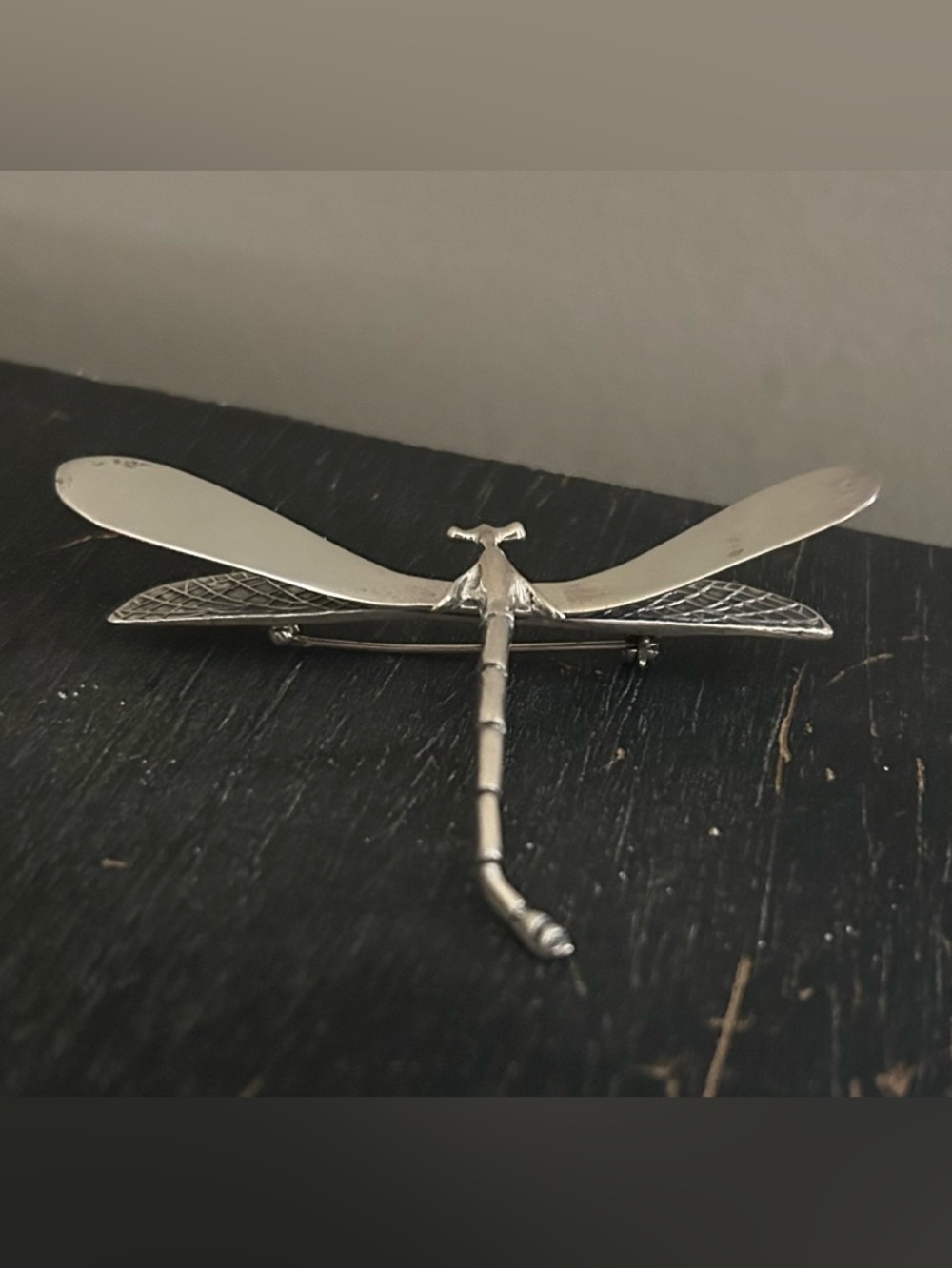 Large Sterling Insect Brooch - Picture 10 of 15